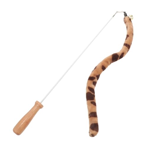 TOYANDONA Interaktives Katzenspielzeug Skalierbare Katzenangel mit Plüsch Leoparden für Katzenspaß und Fördert Bewegung und Engagement für Katzen Innenräumen TOYANDONA Interaktives Katzenspielzeug Skalierbare Katzenangel mit Plüsch Leoparden für Katzenspaß und Fördert Bewegung und Engagement für Katzen Innenräumen von TOYANDONA
