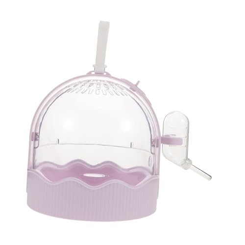 TOYANDONA Käfigbox für Hamster und Meerschweinchen mit Wasserflasche und Futternapf für Reisen und Ausflüge im Freien Robust und Sicher von TOYANDONA