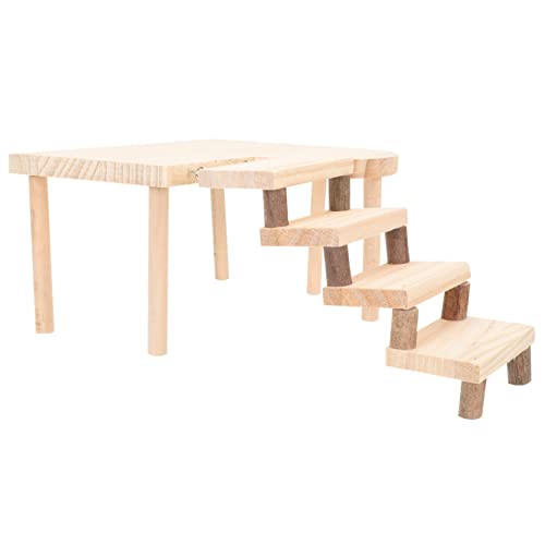 TOYANDONA Käfighamsterspielzeug für Hamster mit Abnehmbarer Rampe Fördert Bewegung und Koordination und Langlebiges Nagerspielzeug von TOYANDONA