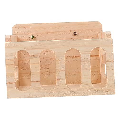 TOYANDONA Kaninchen Heu Feeder aus Hochwertigem Holz Multifunktionales Futter Rack für Kleine Tiere Heuabfall und Hält Käfig Sauber für Kaninchen Meerschweinchen TOYANDONA Kaninchen Heu Feeder aus Hochwertigem Holz Multifunktionales Futter Rack für Kleine Tiere Heuabfall und Hält Käfig Sauber für Kaninchen Meerschweinchen von TOYANDONA