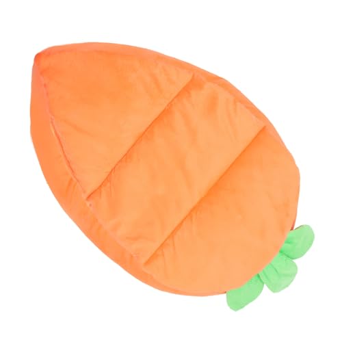 TOYANDONA Kaninchenbett Karottenform Warmes Haustiernest Für Kleine Katzen Und Gemütlicher Schlafplatz Und Tragbar Für Innenräume von TOYANDONA