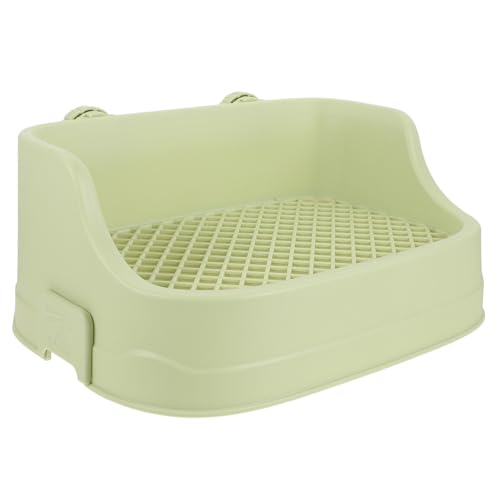 TOYANDONA Kaninchen Toilette Kunststoff Ecktoilette für Kleintiere Abnehmbar Leicht für Meerschweinchen Ratten und Hamster TOYANDONA Kaninchen Toilette Kunststoff Ecktoilette für Kleintiere Abnehmbar Leicht für Meerschweinchen Ratten und Hamster von TOYANDONA