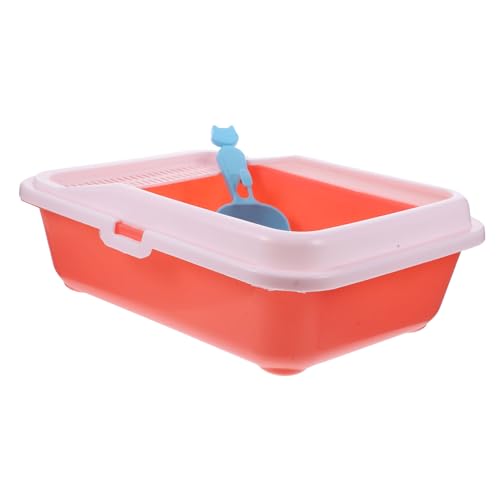 TOYANDONA Kasten Katzentoilette Drinnen Wurf Haustier Aufgewertet Katzenstreu Scoop Verklumpung Katzentlattenkätzchen Rostfrei Katzenstreublättschale Selbstreinigung Rosa Sport TOYANDONA Kasten Katzentoilette Drinnen Wurf Haustier Aufgewertet Katzenstreu Scoop Verklumpung Katzentlattenkätzchen Rostfrei Katzenstreublättschale Selbstreinigung Rosa Sport von TOYANDONA