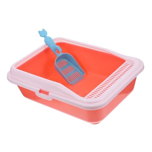 TOYANDONA Kasten Katzentoilette Rostfrei Haustier Scoop Aufgewertet Katzentlattenkätzchen Drinnen Verklumpung Katzenstreublättschale Selbstreinigung Wurf Katzenstreu Toilette Sport Rosa TOYANDONA Kasten Katzentoilette Rostfrei Haustier Scoop Aufgewertet Katzentlattenkätzchen Drinnen Verklumpung Katzenstreublättschale Selbstreinigung Wurf Katzenstreu Toilette Sport Rosa von TOYANDONA