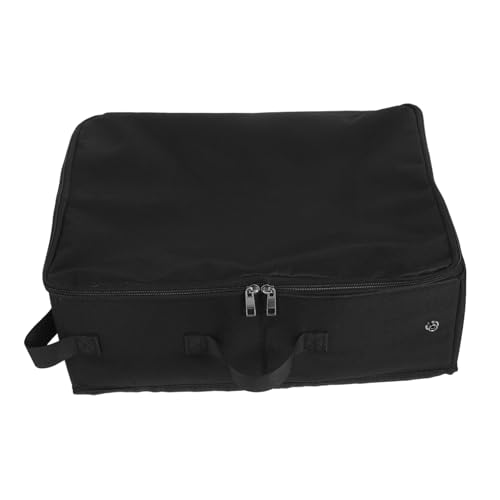 TOYANDONA Kasten Tragbare Katzenstreubox klein Reisen Wurf Haustier faltbar tragbare Katzentoiletten Katzenstreuzubehör Reisetoiletten Stoff (Polyester) Black von TOYANDONA