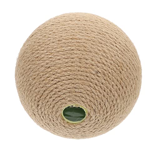 TOYANDONA Katze Fangball Katzenkratzspielzeug Kratzen groß Katzenball Kratzer Katzenspielzeug für drinnen Kratzballspielzeug für Katzen Katzenunterhaltung Indoor-Haustier Baumwollseil von TOYANDONA