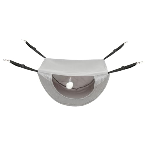 TOYANDONA Katze Hängematte Weiden drinnen Luft Schild Kühlung katzenhängebett katzenhängematte katzenbett Schlafnest für Katze Multifunktionales Katzenschlafbett Dickes Sandwich-Netz Grey TOYANDONA Katze Hängematte Weiden drinnen Luft Schild Kühlung katzenhängebett katzenhängematte katzenbett Schlafnest für Katze Multifunktionales Katzenschlafbett Dickes Sandwich-Netz Grey von TOYANDONA