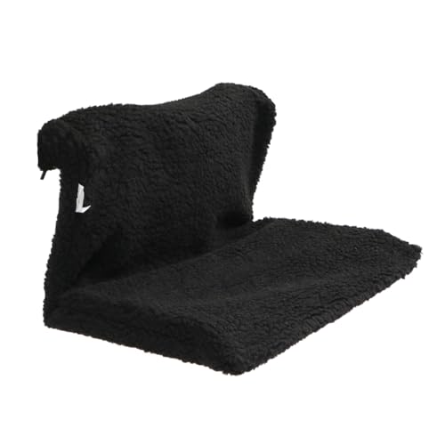 TOYANDONA Katze hängebett heizbett Nest Katzenspielzeug Katzentunnel Katzenbaumbaum katzenbett für heizkörper katzenhängebett heizstrahler Plüschkissen hängendes Heizkörperbett Leinen- Black von TOYANDONA