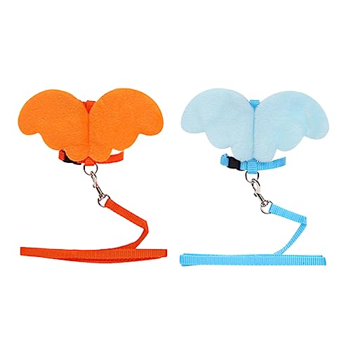 TOYANDONA Katzen Brustgeschirr mit Leine Atmungsaktives und Langlebiges Geschirr im Design für Blau Orange TOYANDONA Katzen Brustgeschirr mit Leine Atmungsaktives und Langlebiges Geschirr im Design für Blau Orange von TOYANDONA