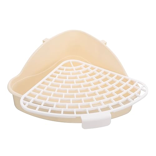 TOYANDONA Katzen und Kaninchentoilette Dreieckige Haustier Toilette für Kleintiere Platzsparendes Design Leicht zu Reinigen aus Robustem für Hamster und Chinchillas TOYANDONA Katzen und Kaninchentoilette Dreieckige Haustier Toilette für Kleintiere Platzsparendes Design Leicht zu Reinigen aus Robustem für Hamster und Chinchillas von TOYANDONA