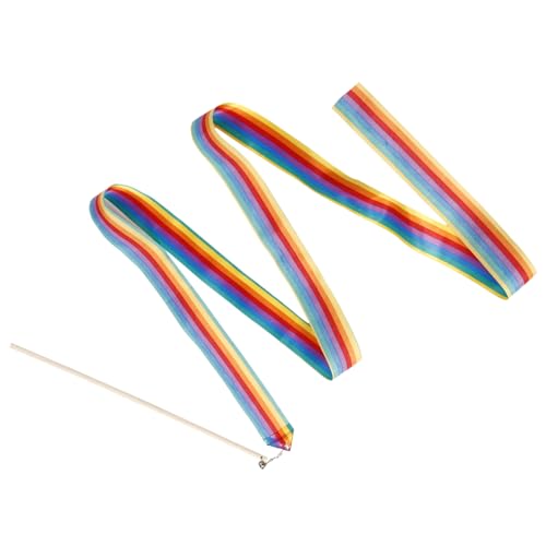 TOYANDONA Katzenangel Mit Interaktivem Design Regenbogenbänder Holzstange Unterhaltsames Für Wohnungskatzen Bewegung Und Geistiger Stimulation TOYANDONA Katzenangel Mit Interaktivem Design Regenbogenbänder Holzstange Unterhaltsames Für Wohnungskatzen Bewegung Und Geistiger Stimulation von TOYANDONA