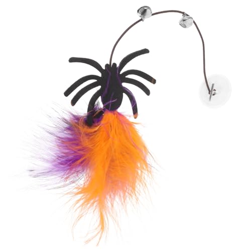 TOYANDONA Katzenangel für Halloween Interaktives Hängendes Katzenspielzeug Kleine Spider Katzenspielzeuge Fördert Bewegung und Gesunden Spielspaß für Katzen TOYANDONA Katzenangel für Halloween Interaktives Hängendes Katzenspielzeug Kleine Spider Katzenspielzeuge Fördert Bewegung und Gesunden Spielspaß für Katzen von TOYANDONA