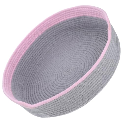 TOYANDONA Katzenbett aus Baumwollseil Handgewebtes Katzennest für Drinnen Gemütliches Schlafplatz für Katzen und Welpen Mittlere Ganzjähriger und Stilvolles Design TOYANDONA Katzenbett aus Baumwollseil Handgewebtes Katzennest für Drinnen Gemütliches Schlafplatz für Katzen und Welpen Mittlere Ganzjähriger und Stilvolles Design von TOYANDONA