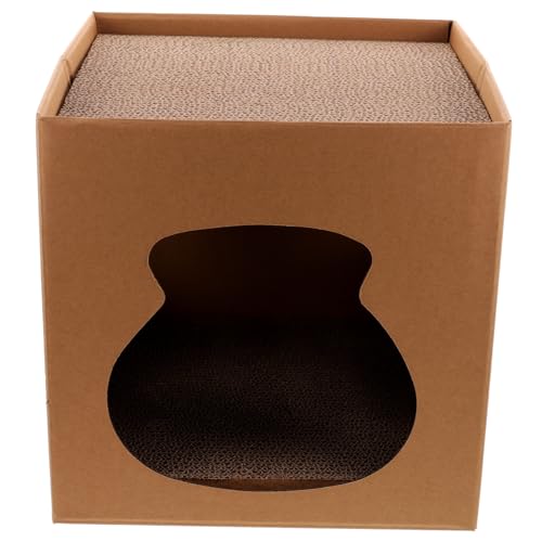 TOYANDONA Katzenhaus Für Innenkatzen Quadratisches Mit Kratzfunktion Kratzen Und Hält Möbel TOYANDONA Katzenhaus Für Innenkatzen Quadratisches Mit Kratzfunktion Kratzen Und Hält Möbel von TOYANDONA