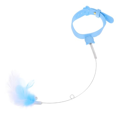 TOYANDONA Cat Collar Mit Interaktivem Teaser-Stick Verstellbare Katzenhalsband-spielzeuge Aktivität Und Intelligenz Für Drinnen Und Langlebig von TOYANDONA