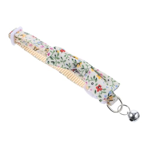 TOYANDONA Katzenkragen mit Glocke Halsband Katze entzückender Katzenkragen Kätzchenkragen mit Glocke Katzenhalsband mit Glocke Biegekragen für Katze Polyester-Nylon TOYANDONA Katzenkragen mit Glocke Halsband Katze entzückender Katzenkragen Kätzchenkragen mit Glocke Katzenhalsband mit Glocke Biegekragen für Katze Polyester-Nylon von TOYANDONA