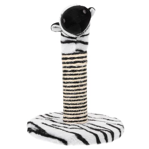 TOYANDONA Katzenkratzbaum Zebra Design Verstellbarer Kratzbaum für Kätzchen Umweltfreundliches Material für Robuster und Langlebiger Kratzplatz für Katzen TOYANDONA Katzenkratzbaum Zebra Design Verstellbarer Kratzbaum für Kätzchen Umweltfreundliches Material für Robuster und Langlebiger Kratzplatz für Katzen von TOYANDONA