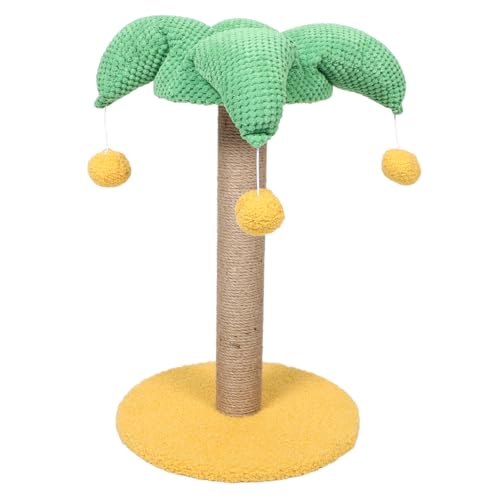TOYANDONA Katzenkratzbaum aus Kokosnussbaum Sisal Kratzbaum mit Niedlichem Kokosnussbaum Design für Kätzchen Kompakt für Innen und Außenbereiche zu Transportieren TOYANDONA Katzenkratzbaum aus Kokosnussbaum Sisal Kratzbaum mit Niedlichem Kokosnussbaum Design für Kätzchen Kompakt für Innen und Außenbereiche zu Transportieren von TOYANDONA