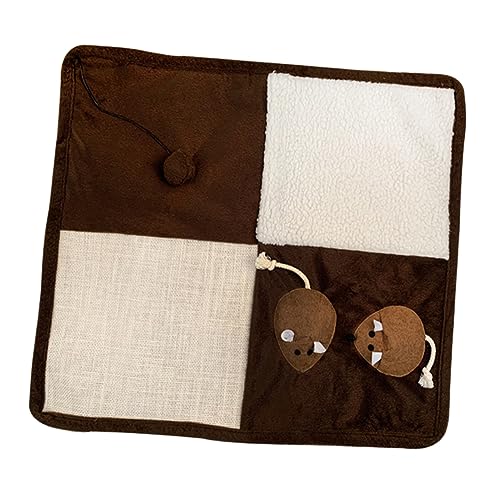 TOYANDONA Katzenkratzmatte Aus Natürlichem Jute Quadratische Kratzunterlage Für Katzen Schützendes Katzenzubehör Und Bequem Für Innenbereich Für Möbel TOYANDONA Katzenkratzmatte Aus Natürlichem Jute Quadratische Kratzunterlage Für Katzen Schützendes Katzenzubehör Und Bequem Für Innenbereich Für Möbel von TOYANDONA
