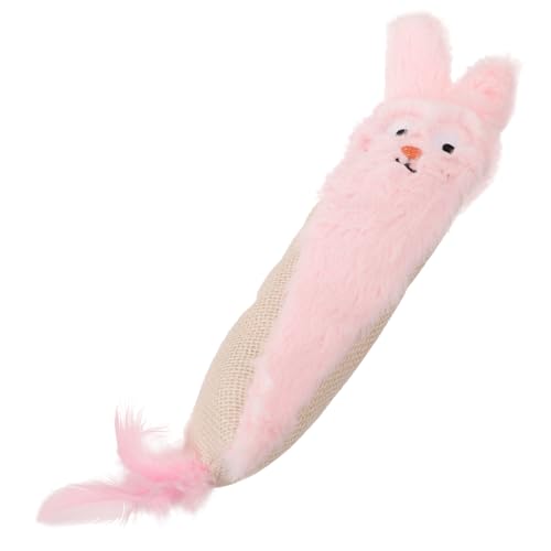 TOYANDONA Katzenminze für Katzen mit Knisterpapier Plüsch Katzenspielzeug für Interaktives Chew Toy für Wohnungskatzen für Stressabbau und Beschäftigung von TOYANDONA