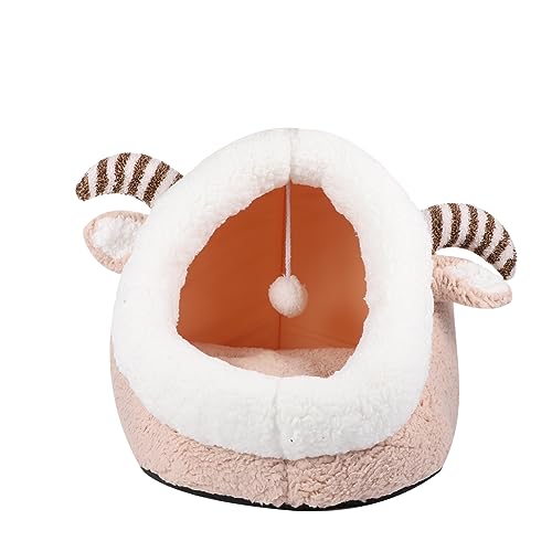 TOYANDONA Katzennest für Herbst Winter Weiche Atmungsaktive Haustiermatte Waschbar für Katzen und Kleine und Schlafplatz für Drinnen und Draußen Gemütlich und Warm Reisen von TOYANDONA