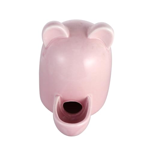 TOYANDONA Automatischer Futterspender Mit Katzenohren Keramik Trinkschale Für Kleine Haustiere Wie Kaninchen Und Hamster Selbstspender Trinknapf Für Kleintierzubehör Rot TOYANDONA Automatischer Futterspender Mit Katzenohren Keramik Trinkschale Für Kleine Haustiere Wie Kaninchen Und Hamster Selbstspender Trinknapf Für Kleintierzubehör Rot von TOYANDONA