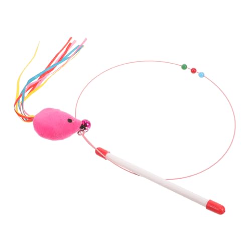 TOYANDONA Katzenspielzeug Interaktiver Teaser Stab mit Mäuse Design Fördert Selbstbeschäftigung und Spielvergnügen für Wohnungskatzen Langlebige Materialien für Stundenlangen Spaß TOYANDONA Katzenspielzeug Interaktiver Teaser Stab mit Mäuse Design Fördert Selbstbeschäftigung und Spielvergnügen für Wohnungskatzen Langlebige Materialien für Stundenlangen Spaß von TOYANDONA