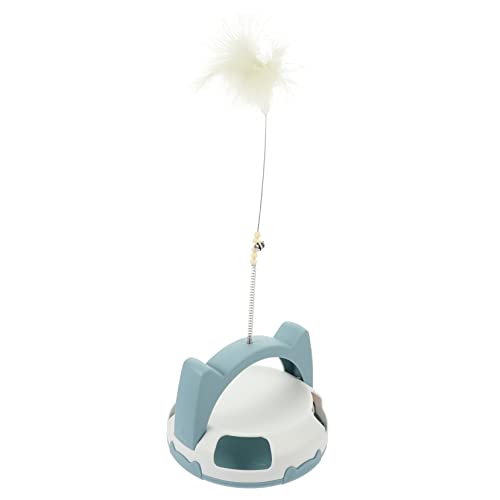 TOYANDONA Katzenspielzeug mit Plume und Bell Ball Interaktives Katzenspielzeug für Katzen Fördert Spielspaß und Bewegung von TOYANDONA