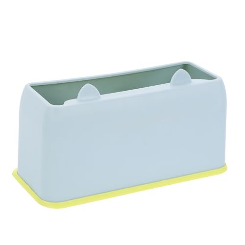 TOYANDONA Katzenstreu Schaufelhalter Katzenform Praktischer Aufbewahrungsbehälter für Katzentoilette Mini Mülleimer für Tierbesitzer und Heimdekoration von TOYANDONA