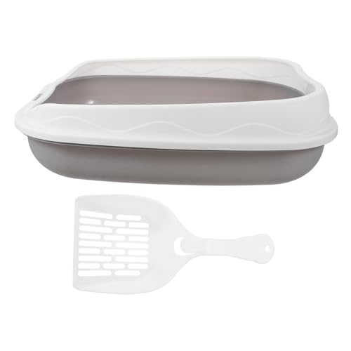 TOYANDONA Katzentoilette Für Kleine Halbgeschlossene Katzentoilette Mit Spritzfestem Design Für Kätzchen Und Erwachsene Katzen Zu Reinigen Und Geräumig TOYANDONA Katzentoilette Für Kleine Halbgeschlossene Katzentoilette Mit Spritzfestem Design Für Kätzchen Und Erwachsene Katzen Zu Reinigen Und Geräumig von TOYANDONA