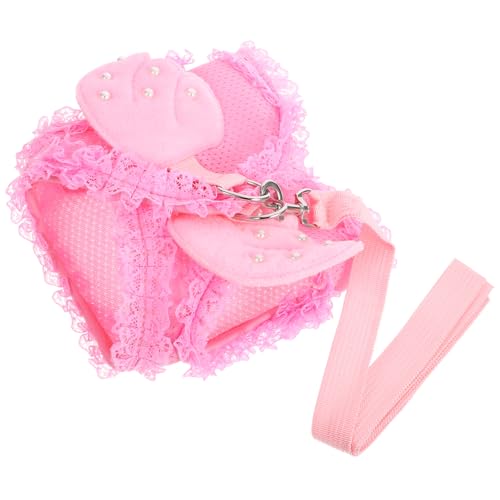TOYANDONA Katzenwestengeschirr Modisches und Verstellbares Haustiergeschirr Atmungsaktive Brustgurte für Katzen und Kleine Rosa XL für Stilvolle Ausflüge TOYANDONA Katzenwestengeschirr Modisches und Verstellbares Haustiergeschirr Atmungsaktive Brustgurte für Katzen und Kleine Rosa XL für Stilvolle Ausflüge von TOYANDONA