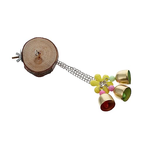 TOYANDONA Papageien Spielzeug Glocke Kauspielzeug Für Vögel Aktivitätsstand Für Wellensittiche Und Nymphensittiche Fördert Bewegung Und Balance Sicher Für Vogelpfoten TOYANDONA Papageien Spielzeug Glocke Kauspielzeug Für Vögel Aktivitätsstand Für Wellensittiche Und Nymphensittiche Fördert Bewegung Und Balance Sicher Für Vogelpfoten von TOYANDONA