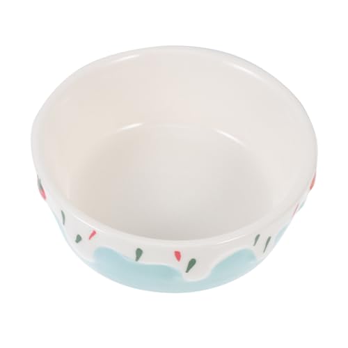 TOYANDONA Keramik Futternapf für Kleintiere Schwerer Rutschfester Hamster und Chinchilla Napf in Blau Umkippsicheres Futter und Wasserschälchen für Kleine Haustiere Einfach zu Reinigen TOYANDONA Keramik Futternapf für Kleintiere Schwerer Rutschfester Hamster und Chinchilla Napf in Blau Umkippsicheres Futter und Wasserschälchen für Kleine Haustiere Einfach zu Reinigen von TOYANDONA