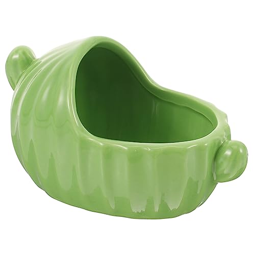 TOYANDONA Keramik Hamster Badewanne Meerschweinchen Badezimmer Zubehör Rutsch Design für Kleine Haustiere Kreative Badeumgebung für Hamster und Andere Kleintiere TOYANDONA Keramik Hamster Badewanne Meerschweinchen Badezimmer Zubehör Rutsch Design für Kleine Haustiere Kreative Badeumgebung für Hamster und Andere Kleintiere von TOYANDONA