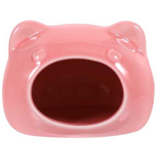 TOYANDONA Keramik Hamster Versteck Kleintierhaus mit Glatter Oberfläche Waschbar Sicherer Rückzugsort und Schlafplatz für Kleine Hamster als Spielplatz und Versteck Rosa Klein TOYANDONA Keramik Hamster Versteck Kleintierhaus mit Glatter Oberfläche Waschbar Sicherer Rückzugsort und Schlafplatz für Kleine Hamster als Spielplatz und Versteck Rosa Klein von TOYANDONA