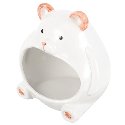 TOYANDONA Hamster Keramik Nest Haus Sommer Kühlung Versteck Spielplatz Ruheraum Schlafen von TOYANDONA