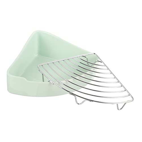 TOYANDONA Keramiktoilette Für Kleine Haustiere Hamster Kleiner Tiertöpfchen -Trainer Kaninchen Töpfchen-Trainings-toilettensitz Hasenkäfig Wurf Anti-Fall-häschen-töpfchen Light Green von TOYANDONA