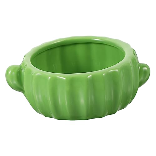TOYANDONA Keramische Hamsterfutterschale Kaktusform wasserdichte Futter Und Trinkschale Für Hamster Chinchillas Und Andere Kleintiere Zu Reinigen Und Platzsparend von TOYANDONA
