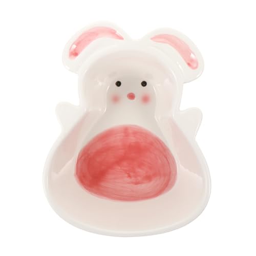 TOYANDONA Keramischer Futternapf für Kleine Haustiere Süßes Cartoon Design für Hamster Kaninchen Kätzchen Sicher und Leicht zu Reinigen für Futter und Wasser TOYANDONA Keramischer Futternapf für Kleine Haustiere Süßes Cartoon Design für Hamster Kaninchen Kätzchen Sicher und Leicht zu Reinigen für Futter und Wasser von TOYANDONA