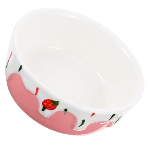TOYANDONA Haustier Futterschale Aus Keramik Für Hamster Und Kaninchen Lebensmittelechter Rutschfester Napf Süßem Erdbeerdesign Für Snacks Und Wasser Langlebig Und Leicht Zu Reinigen TOYANDONA Haustier Futterschale Aus Keramik Für Hamster Und Kaninchen Lebensmittelechter Rutschfester Napf Süßem Erdbeerdesign Für Snacks Und Wasser Langlebig Und Leicht Zu Reinigen von TOYANDONA
