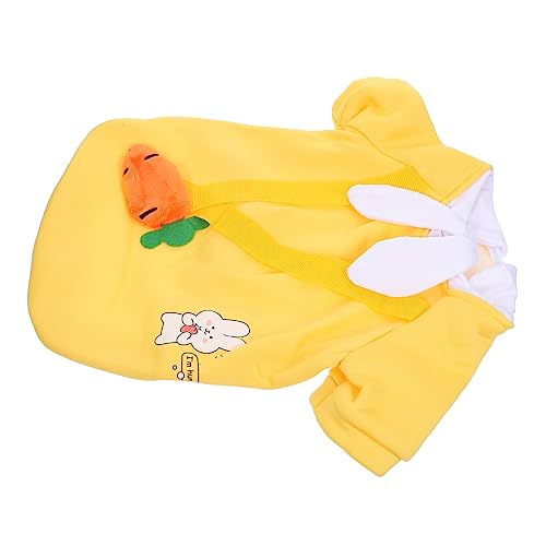 TOYANDONA Kleidung für Haustiere Dackel Hundebekleidung klein Hundemäntel wasserdicht winzig Welpe Mini Hoodie für Hunde süße Haustierkleidung Hundepullover Hoodie Milchseide von TOYANDONA