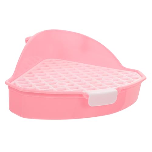 TOYANDONA Kleine Ecktoilette für Kleintiere Triangular Pet Toilet für Hamster Kaninchen und Meerschweinchen Mit Abnehmbaren Gittern Leicht zu Reinigen aus Langlebigem TOYANDONA Kleine Ecktoilette für Kleintiere Triangular Pet Toilet für Hamster Kaninchen und Meerschweinchen Mit Abnehmbaren Gittern Leicht zu Reinigen aus Langlebigem von TOYANDONA