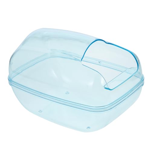 TOYANDONA Hamsterbadewanne Kunststoff Duschbecken für Kleine Haustiere Rutschfestes Design Vielseitig Einsetzbar als Bad Futtertrog und Toilette von TOYANDONA