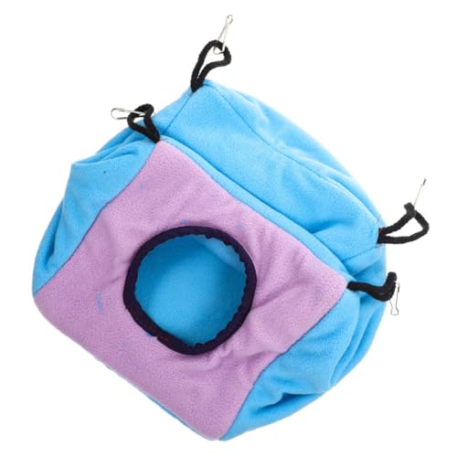 TOYANDONA Kleine Tierhängematte Doppelstöckige Hängematte Für Hamster Zwerghamster Meerschweinchen Eichhörnchen Und Vögel Bequeme Schlafgelegenheit Und Rückzugsort Für Kleine von TOYANDONA