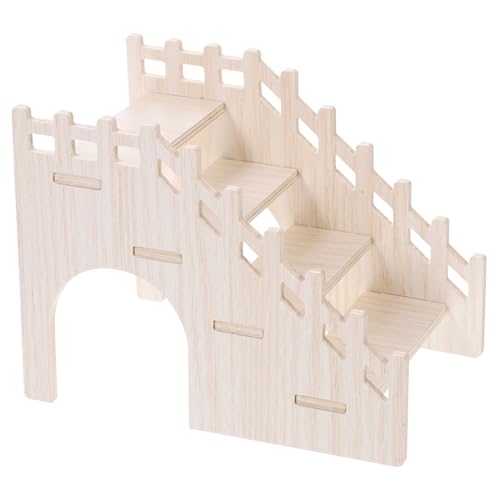 TOYANDONA Kleine Haustier Holzleiter Für Hamster Und Meerschweinchen Einstellbare Für Kleintiere Sicher Installieren Für Käfige Und Verstecke TOYANDONA Kleine Haustier Holzleiter Für Hamster Und Meerschweinchen Einstellbare Für Kleintiere Sicher Installieren Für Käfige Und Verstecke von TOYANDONA