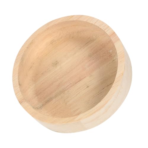 TOYANDONA Kleine Holzschale für Haustiere Futternapf aus Langlebigem Holz für Hamster Meerschweinchen Reinigen Sicher für Tägliche Fütterung TOYANDONA Kleine Holzschale für Haustiere Futternapf aus Langlebigem Holz für Hamster Meerschweinchen Reinigen Sicher für Tägliche Fütterung von TOYANDONA