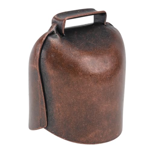 TOYANDONA Kleine Kuhglocke Für Hundekragen Und Haustiere Vintage Eisen Glocke Für Garten Dekoration Zubehör Für Schaf Und Ziege Laute Glocken von TOYANDONA