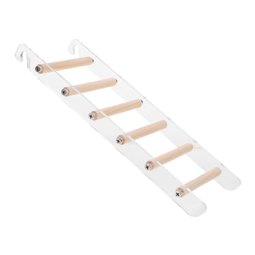 TOYANDONA Kleine Stufige Kletterleiter für Vögel und Kleintiere Sicherer Naturholzspielplatz für Wellensittiche Hamster und Papageien Fördert Bewegung und Fitness im Käfig Platzsparend TOYANDONA Kleine Stufige Kletterleiter für Vögel und Kleintiere Sicherer Naturholzspielplatz für Wellensittiche Hamster und Papageien Fördert Bewegung und Fitness im Käfig Platzsparend von TOYANDONA