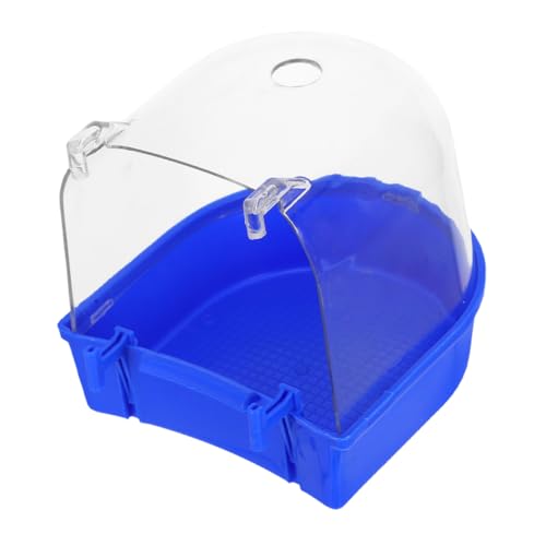 TOYANDONA Kleiner Vogelkäfig Sittich Dusche Bad Abs Vogel Visuelle Vogel Badewanne von TOYANDONA