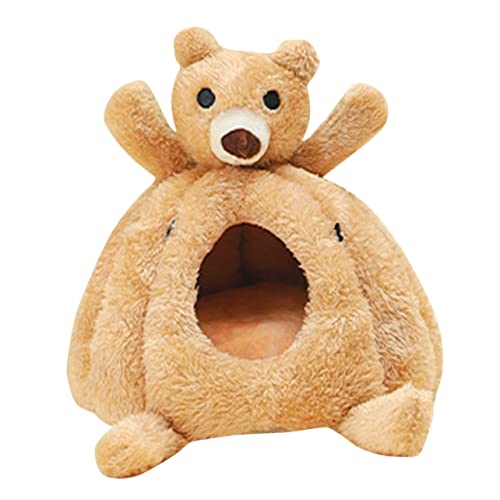 TOYANDONA Kleines Hamsterversteck aus Baumwolle Nagerhaus für Hamster Chinchillas und Andere Kleintiere als Schlafplatz für Winter TOYANDONA Kleines Hamsterversteck aus Baumwolle Nagerhaus für Hamster Chinchillas und Andere Kleintiere als Schlafplatz für Winter von TOYANDONA
